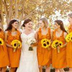 оранжевая свадьба оформление